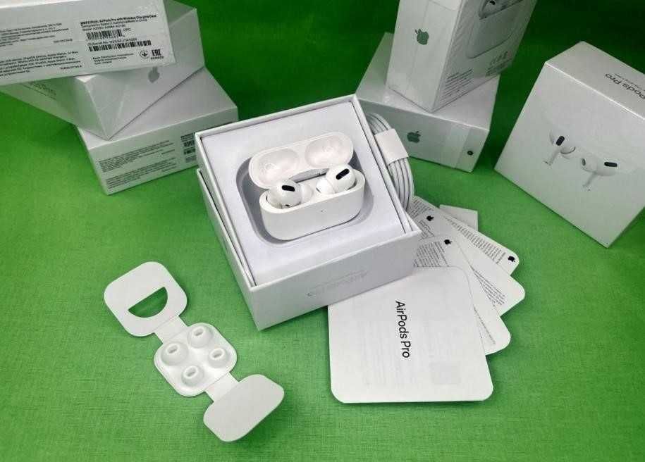 Наушники АирПодс Pro с активным шумоподавлением!! + чехол в подарок