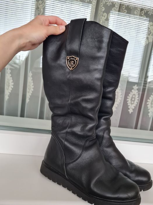 Шкіряні зимові сапоги,36й розмір