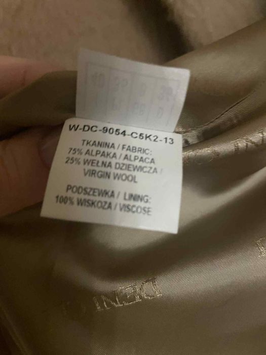 Płaszcz beżowy Deni Cler