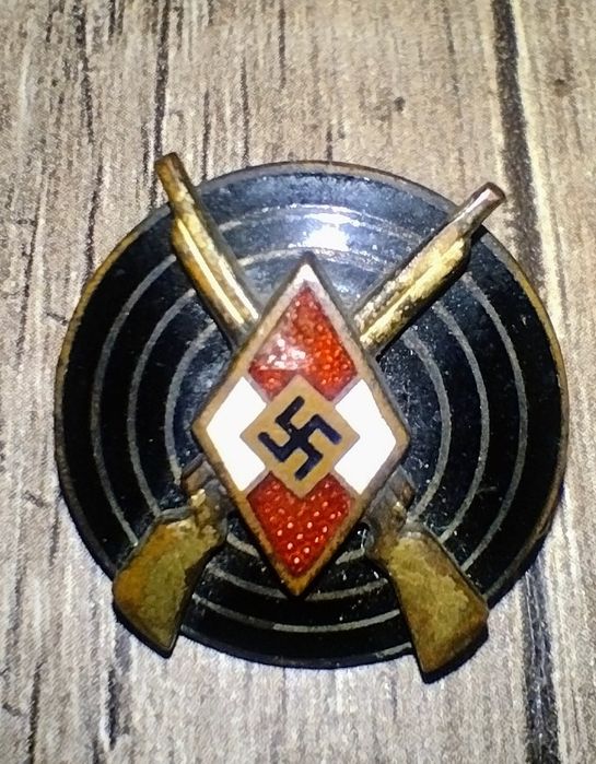 MILITARIA III Reich Pin de tiro  Segunda Guerra Mundial