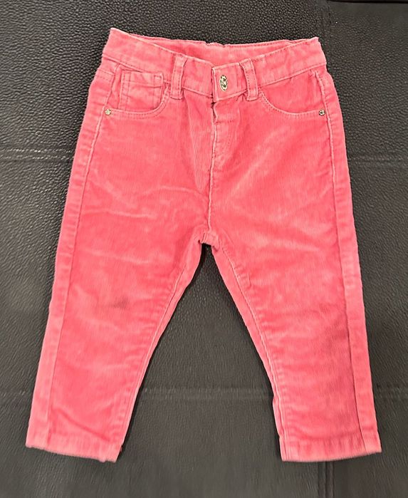 Calças de bombazina giras