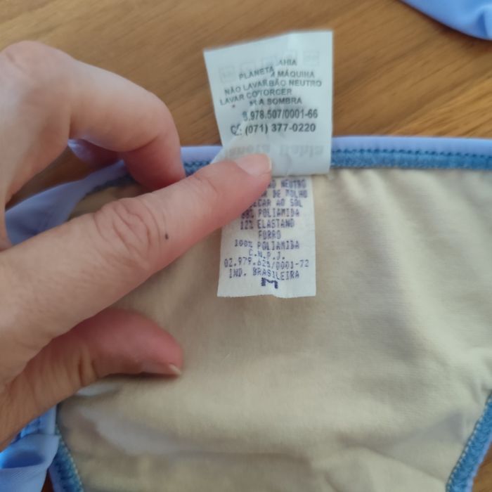 Biquini - cor  azul claro