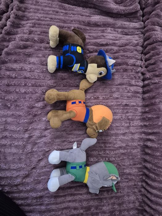 PAW PATROL Щенячий патруль Скай Гонщик Роки Зума Крем м'які іграшки ез