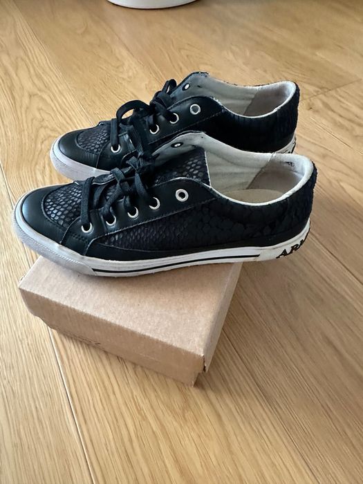 Trampki rozm.35 unisex Armani Jeans, skóra