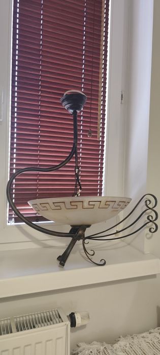 Komplet lamp (lampa podłogowa, żyrandol lampa na biurko)