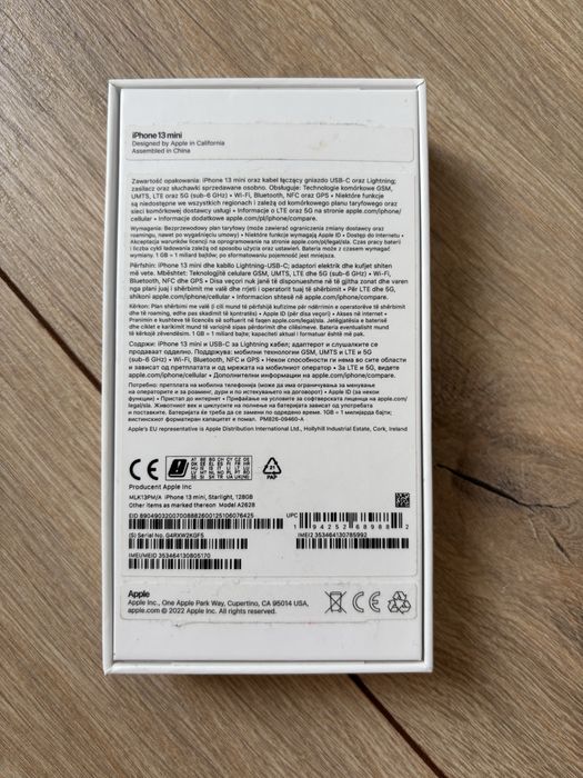 iphone 13 mini starlight 128GB