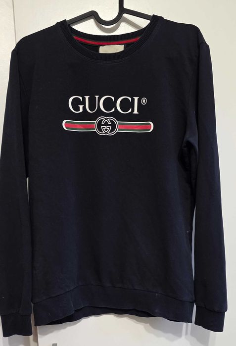 Granatowa bluza Gucci