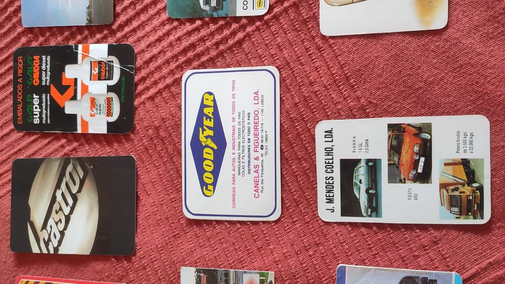 Calendários - formula 1, carros, motas, Galp, Castrol, Goodyear, etc