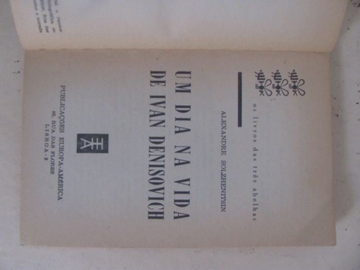 Um dia na vida de Ivan Denisovich de Alexandre Solzhenitsin
