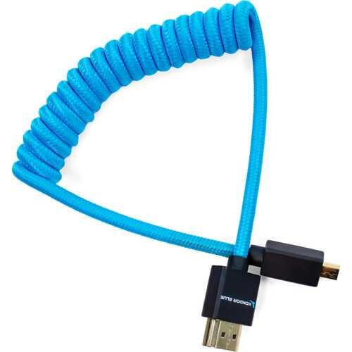 Кабель для камер Kondor Blue Coiled Micro-HDMI to HDMI Blue 30-61 cm