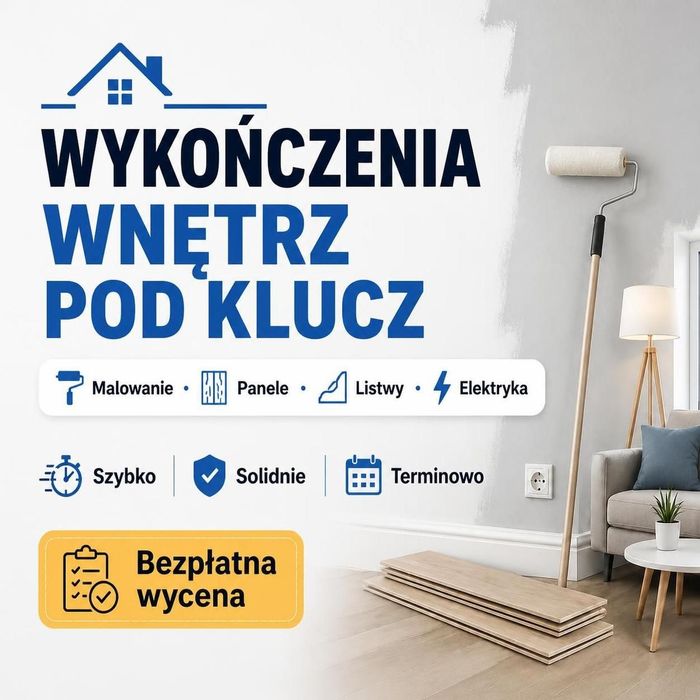 Kompleksowe wykończenia wnętrz pod klucz