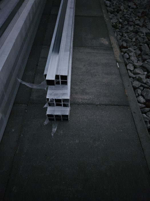 Profil/legar aluminiowy 30x30x4000 mm pod deski tarasowe ilość 100 szt