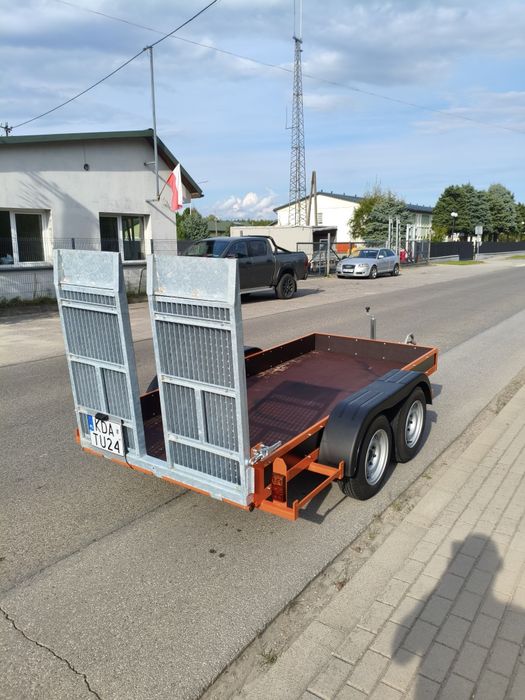 DMC 2000 kg. BAOS mocna przyczepa pod minikoparkę