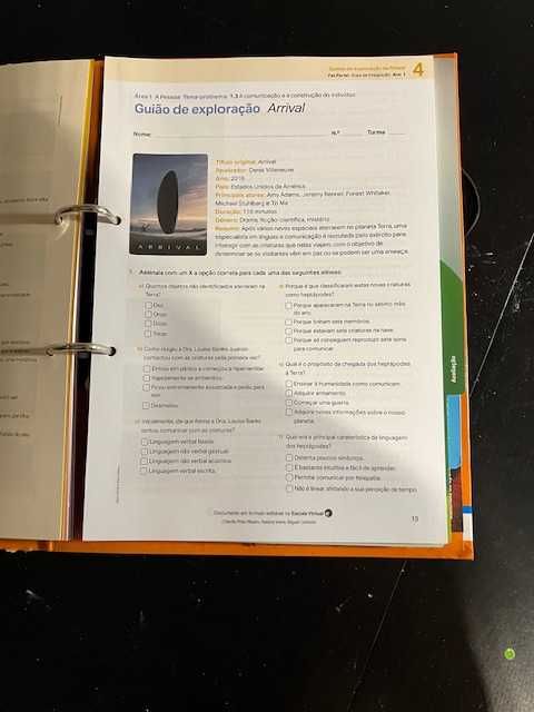 Conj. Pedag. - Área Integração - Profissional- "Faz parte! (Ano 1)"