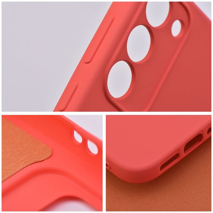 Futerał do Samsung S25 EDGE Silicone brzoskwiniowy
