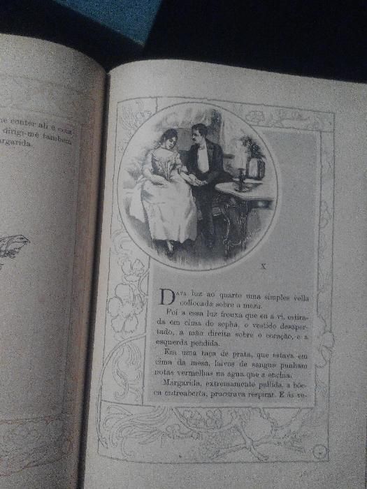 Livro raro - A Dama das Camélias - Edição de luxo