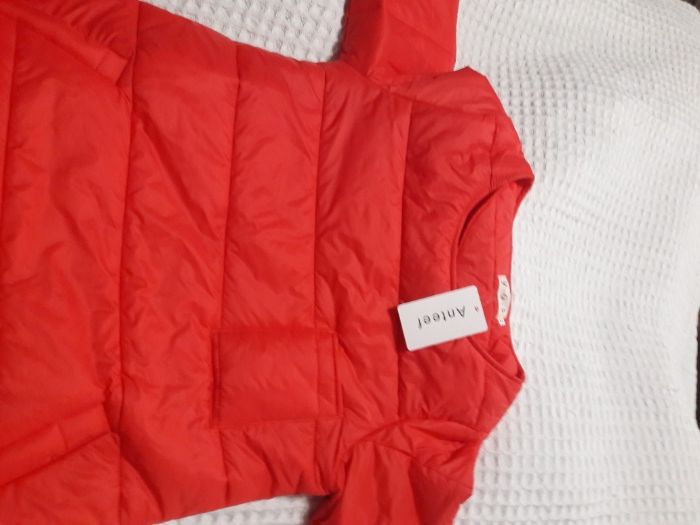 nowa  ciepła czerwona sukienka