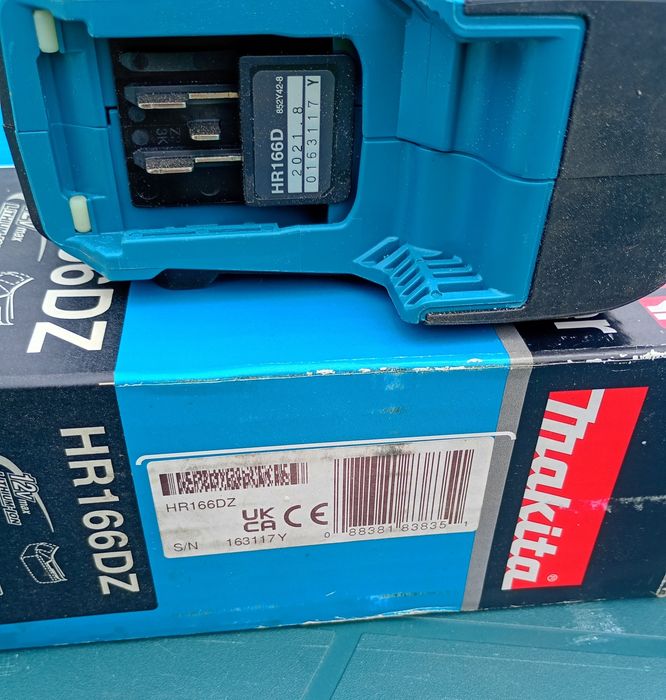 Makita HR 166DZ młotowiertarka akumulatorowa SDS