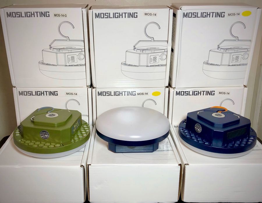 Яскравий ліхтар MosLighting з акумулятором для дому. MOS-14, Мос14