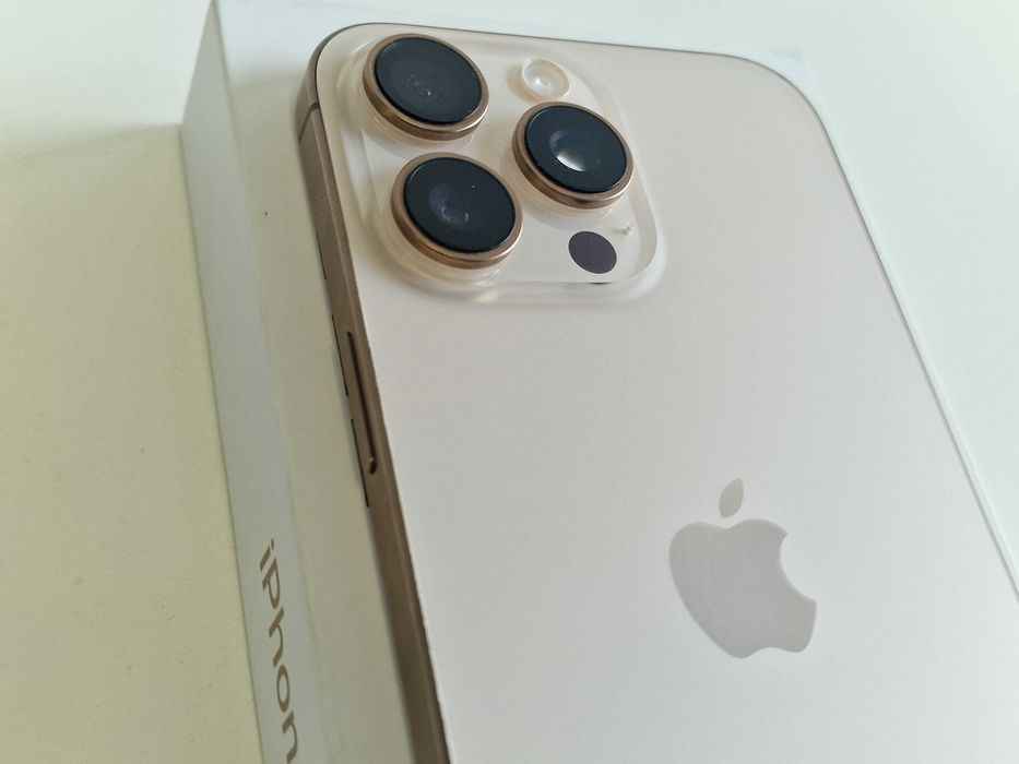 GWARANCJA Apple iPhone 16 Pro MAX, Złoty 256GB Bateria 100