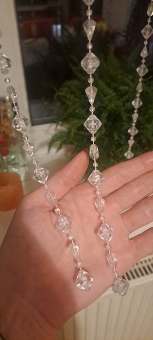 Firanki koralikowe ze zasłonkami