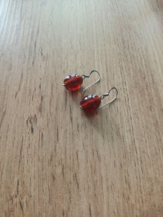 Piękne kolczyki srebro