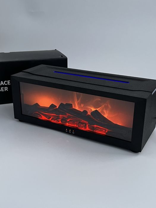 Зволожувач повітря Камін з ефектом полум'я.Нічник + Набір олій (опція)