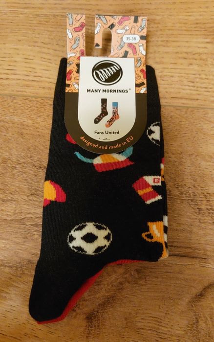 Skarpetki rozm. 35-38 wzór Fans United  Many Mornings