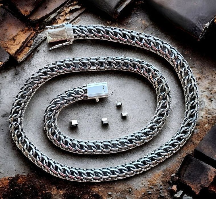 Срібний ланцюжок 100г чоловічий мужская серебряная цепочка 925 цепь