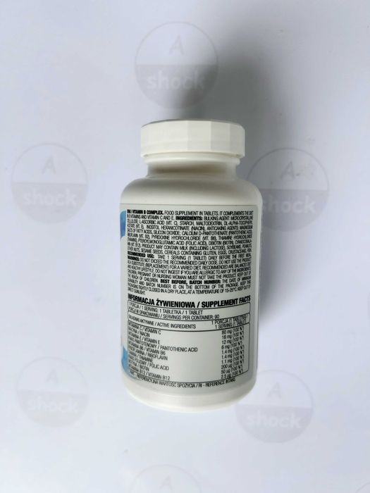 Витамины группы Б OstroVit Vitamin B Complex (90 таблеток.)