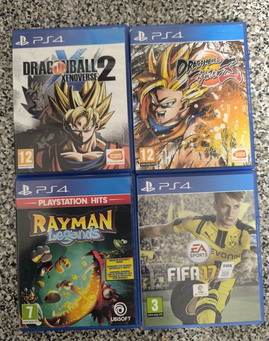 Conjunto de 4 jogos PlayStation 4