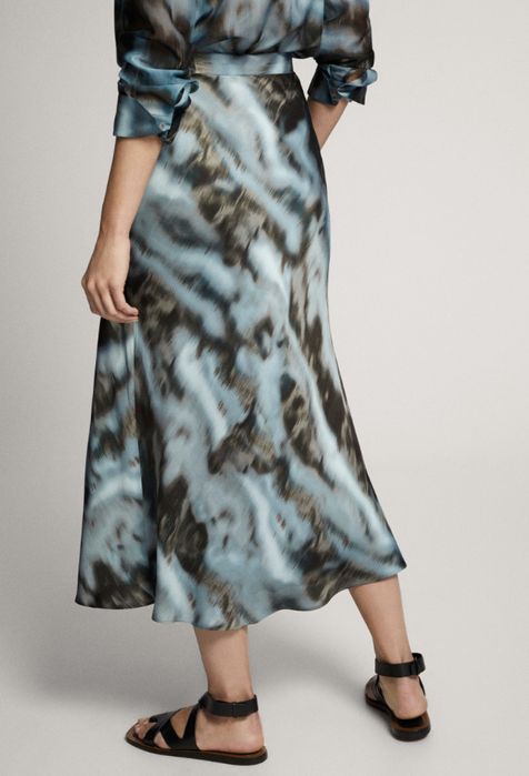 Spódnica satynowa Massimo Dutti S/36