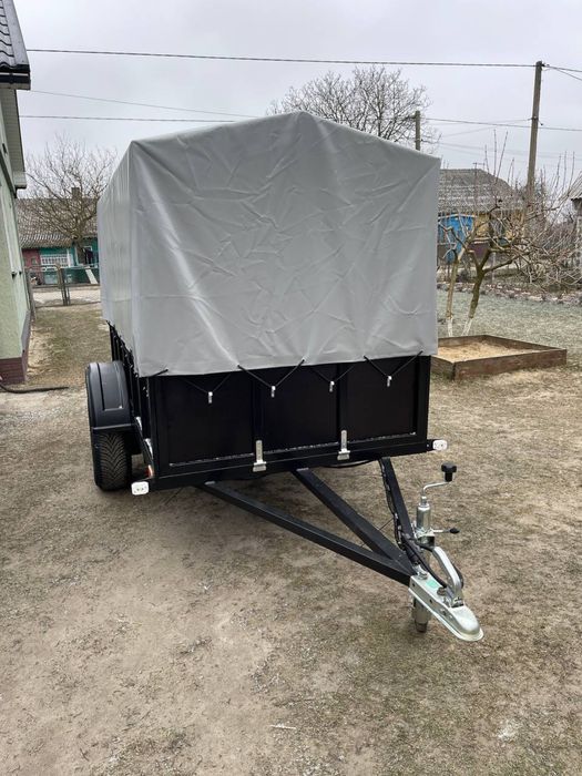 Причеп до автомобіля, саморобний усилений, з документами на власника!