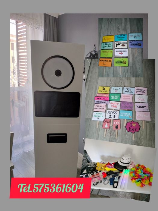 Fotobudka klasyczna z namiotem LED.