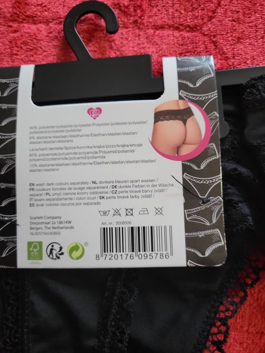 Majtki damskie Stringi L