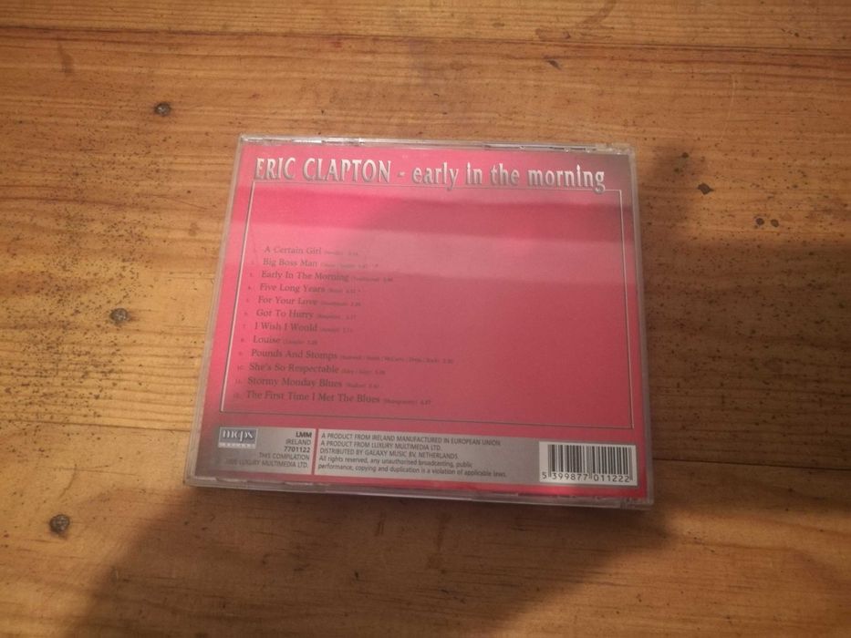 ERIC CLAPTON - Early In The Morning CD