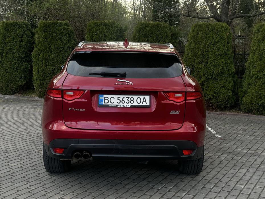 Jaguar f-pace 2016 2.0 d 2л. дизель ягуар європа