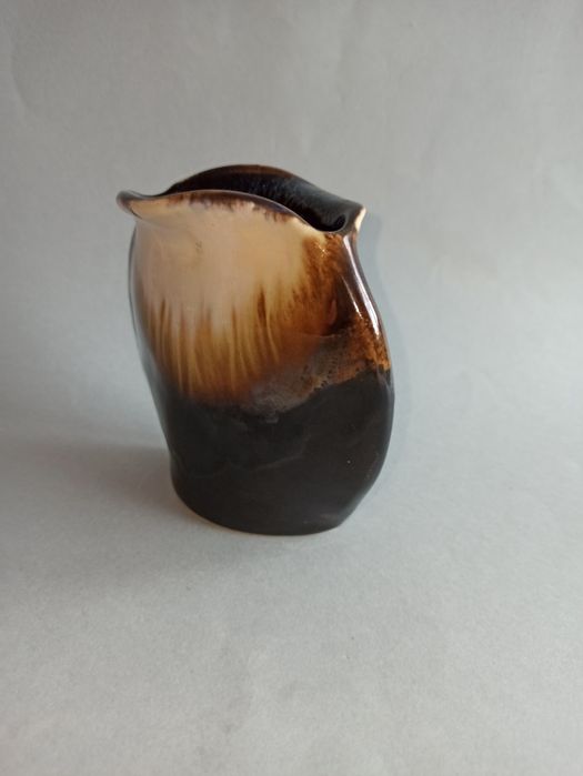 Stary ceramiczny wazon flakon vintage muszla new look niemiecki modern