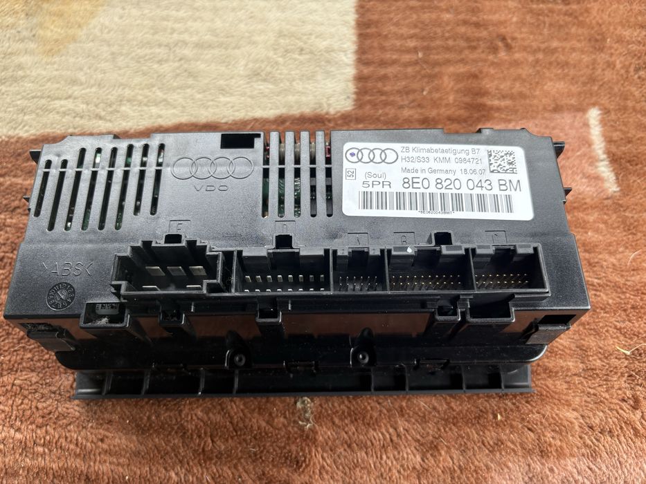 Panel klimatyzacji audi a4 b7