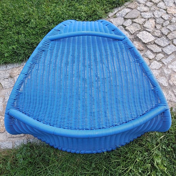 Fotel siedzisko wiszące niebieskie IKEA