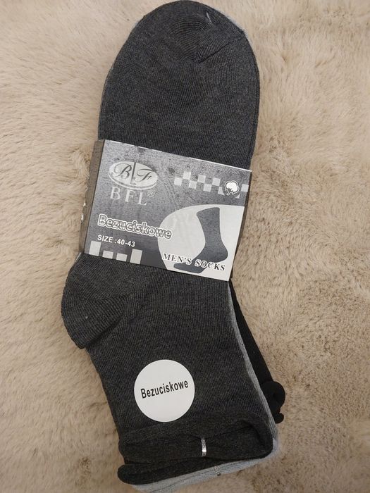 Skarpety męskie bawełniane Bezuciskowe 5 par