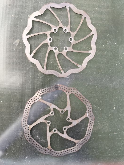 Discos de travão para bicicleta de BTT