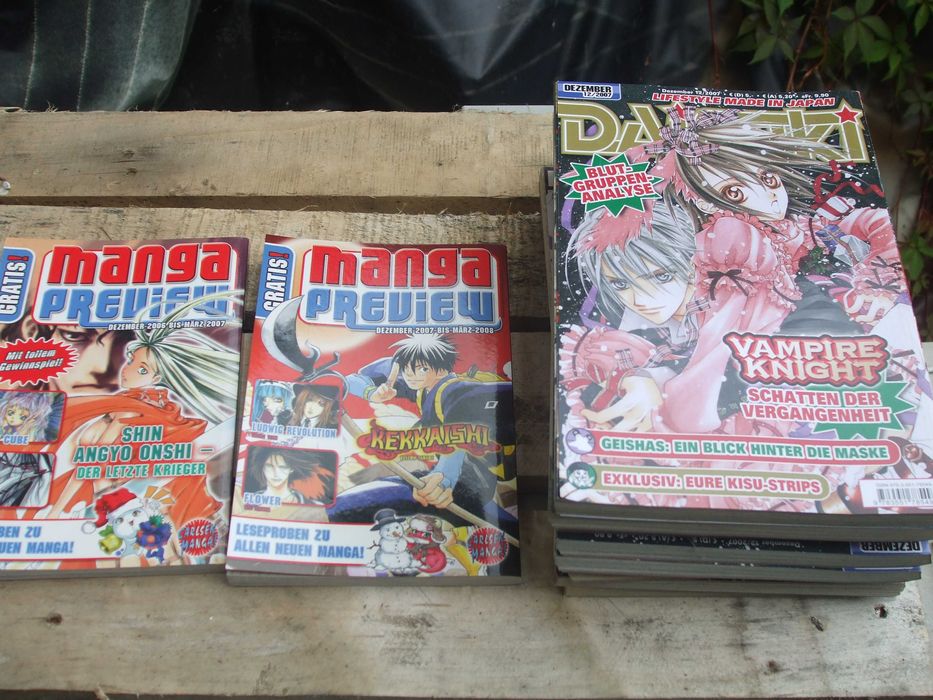 Książki Mangi kilka szt.