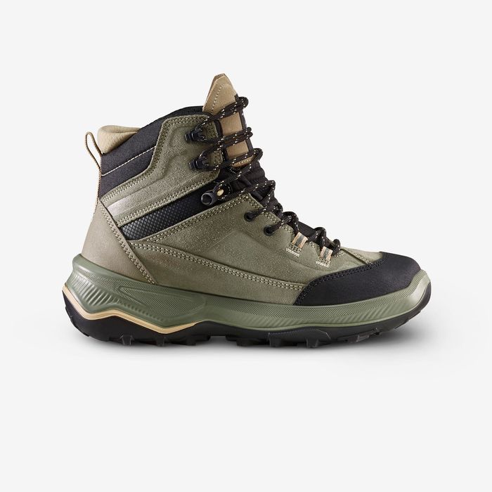 Botas de trekking em couro impermeáveis - MT100 Mulher