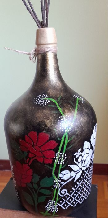 Hand-painted demijohn64738207880323125