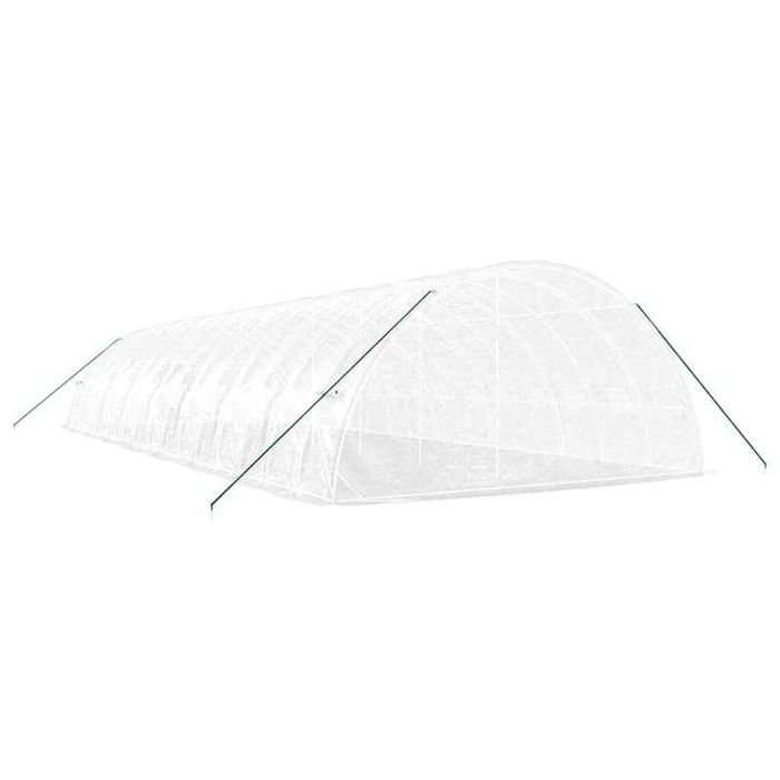 Estufa Profissional 96 m2 – 16x6x2,85 m | Estrutura em Aço Galvanizado