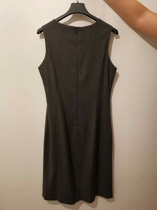 Sukienka grafitowa ołówkowa