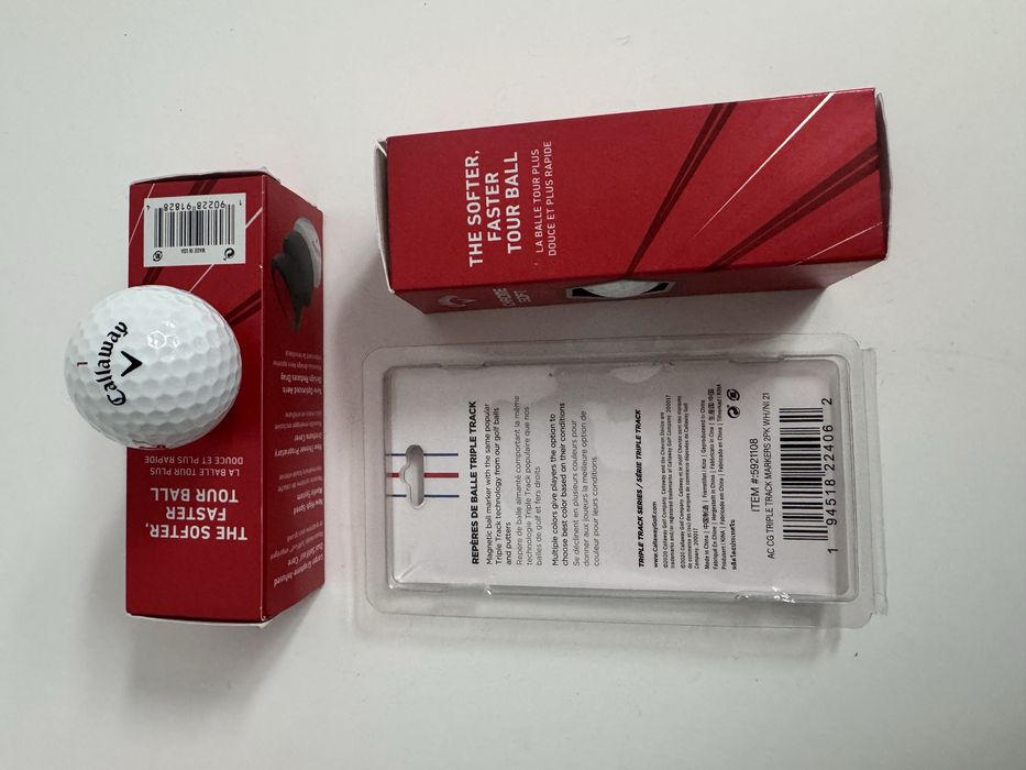 Callaway 12 nowych chrome soft i 4 markery
