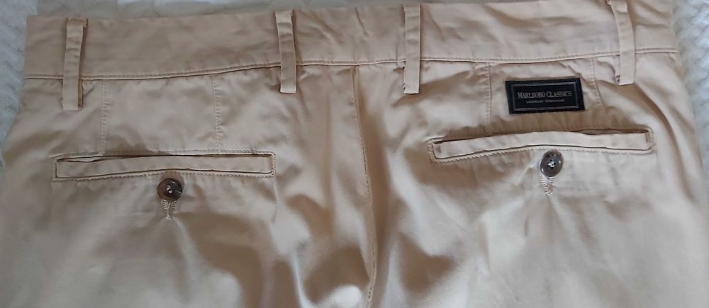 Calças Malboro - amarelo claro