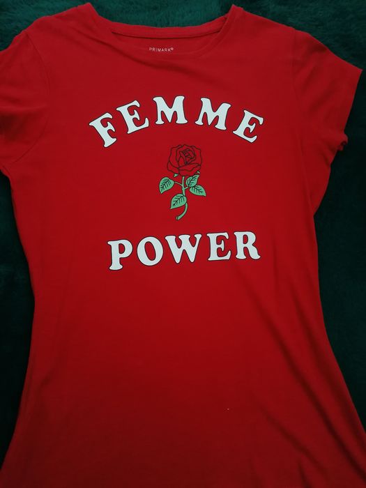 T-shirt primark czerwony